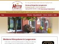 Website Screenshot Herzog Hörgeräte Inh. Jonas Eschler e.K.
