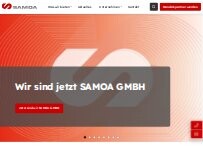 Website Screenshot SAMOA GmbH