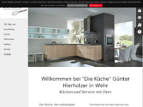 Günter Hierholzer Die Küche website screenshot
