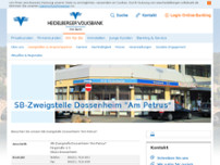 Heidelberger Volksbank eG, SB-Center Am Petrus website screenshot