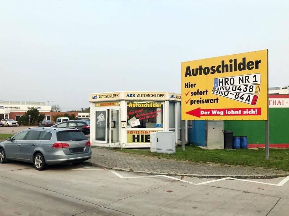 Bilder Autoschilder & Zulassungen ARS Rostock