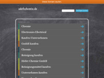 Screenshot for http://adefochemie.de
