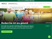 Website Screenshot AOK Baden-Württemberg - KundenCenter Freiburg