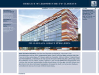 FW Glashaus Metallbau GmbH & Co.KG. website screenshot