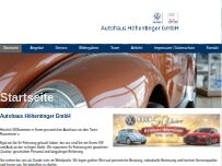 Website Screenshot Autohaus Höhentinger GmbH