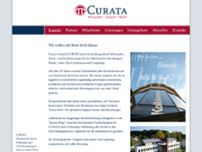 CURATA website screenshot