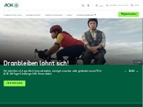 Website Screenshot AOK Niedersachsen - Servicezentrum Borkum