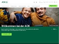Website Screenshot AOK Niedersachsen - Servicezentrum Borkum