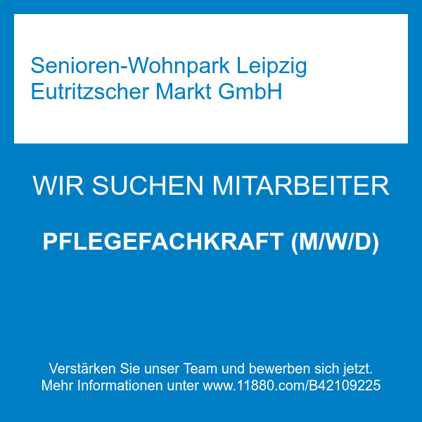 Bilder Senioren-Wohnpark Leipzig Eutritzscher Markt GmbH