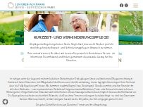Website Screenshot Senioren-Wohnpark Leipzig Eutritzscher Markt GmbH