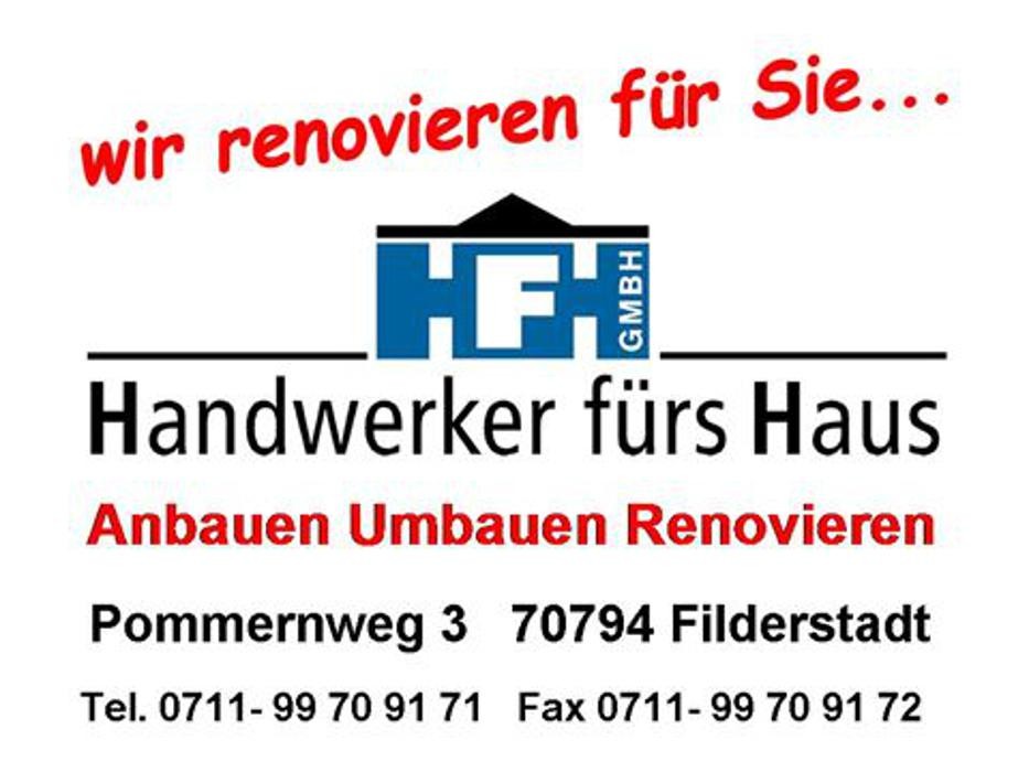 Handwerker fürs Haus GmbH anbauen umbauen renovieren Logo