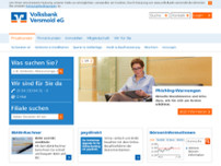Screenshot for http://www.volksbank-versmold.de