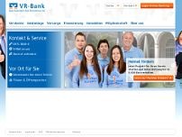 Volksbank Raiffeisenbank Bad Kissingen eG website screenshot