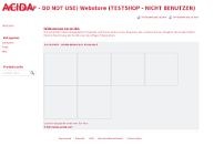 Screenshot for acida-online-shop.de