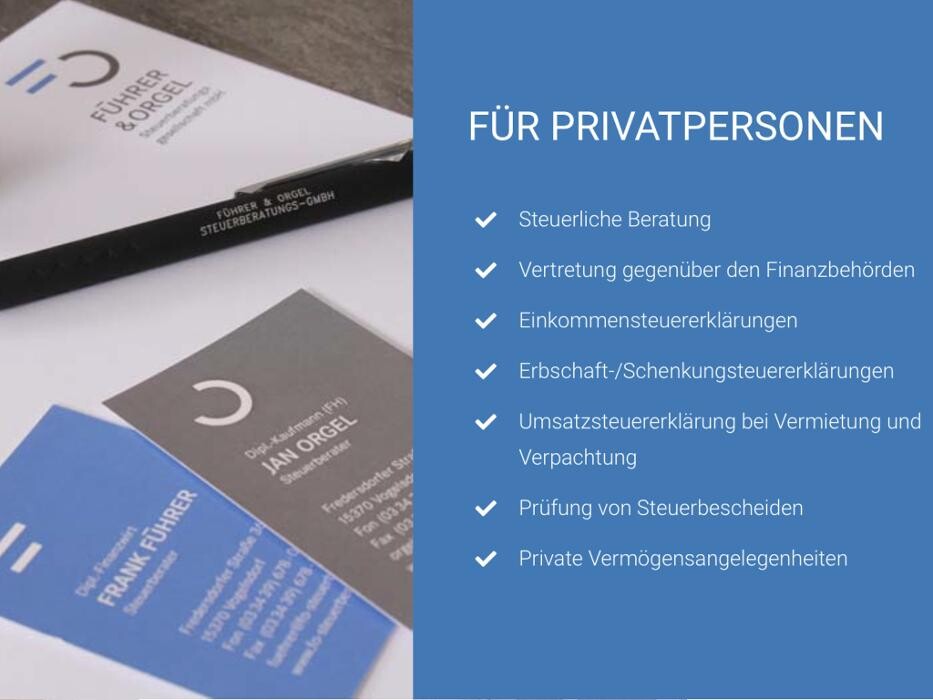 Bilder Führer & Orgel Steuerberatungsgesellschaft mbH
