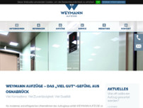 Screenshot for https://www.weymann-aufzuege.de