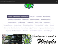 Senioren- und Pflegeheim Weighardt GbR website screenshot