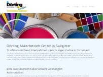 Website Screenshot Dörting Malerbetrieb GmbH