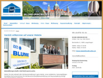 BLUME - IMMOBILIEN IVD Heiko Blume e.K. website screenshot