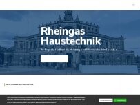 Website Screenshot Rheingas Haustechnik GmbH