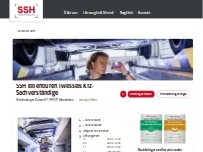 Website Screenshot SSH Ibbenbüren | Wessels Kfz-Sachverständige