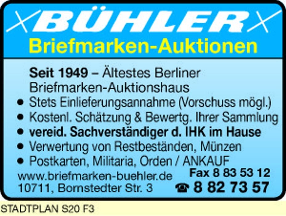 Georg Bühler Nachfolger Briefmarken-Auktionen GmbH Logo