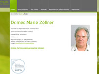 Allgemeinarztpraxis Dr.med. Mario Zöllner website screenshot