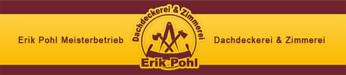 Dachdeckerei & Zimmerei Erik Pohl Logo