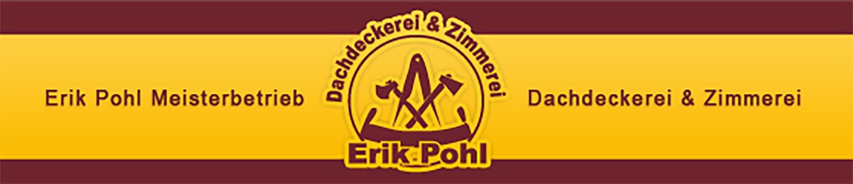 Dachdeckerei & Zimmerei | Erik Pohl Logo