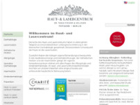 Haut- und Lasercentrum Potsdam - Dr. Tanja Fischer & Kollegen website screenshot