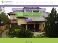 Website Screenshot Ferienwohnung am Bismarckturm