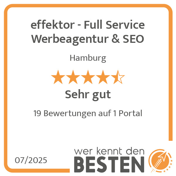 Bilder effektor - Full Service Werbeagentur & SEO