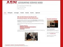 ASN Accounting Service Nord GmbH website screenshot