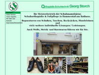 Orthopädie-Schuhtechnik Georg Storch website screenshot