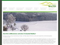 Ferienhof Walter website screenshot