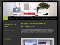 richter - Printmedien & Acrylmalerei website screenshot