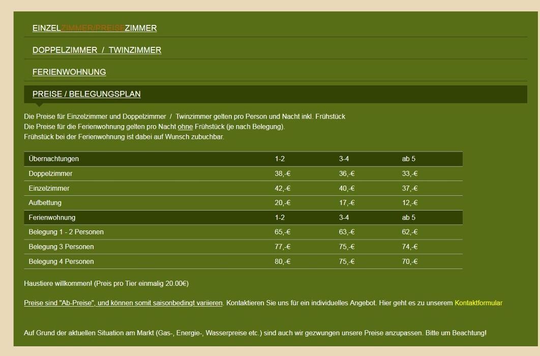 Bilder Pension Steinbergsblick