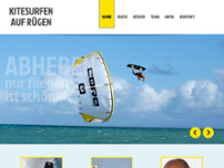 Screenshot for http://kite-island-ruegen.de