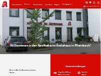 Website Screenshot Apotheke im Ärztehaus