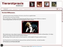 Website Screenshot Tierarztpraxis Hötter