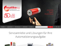 Mattke AG Automatisierungstechnik website screenshot