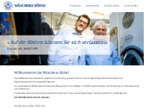 Website Screenshot Wäscherei Röder Textilreinigung