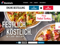 Domino's Pizza Ratingen website screenshot