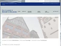Screenshot for www.kanzlei-beckert.de