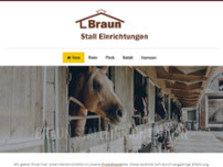 Braun Stalleinrichtungen GmbH website screenshot