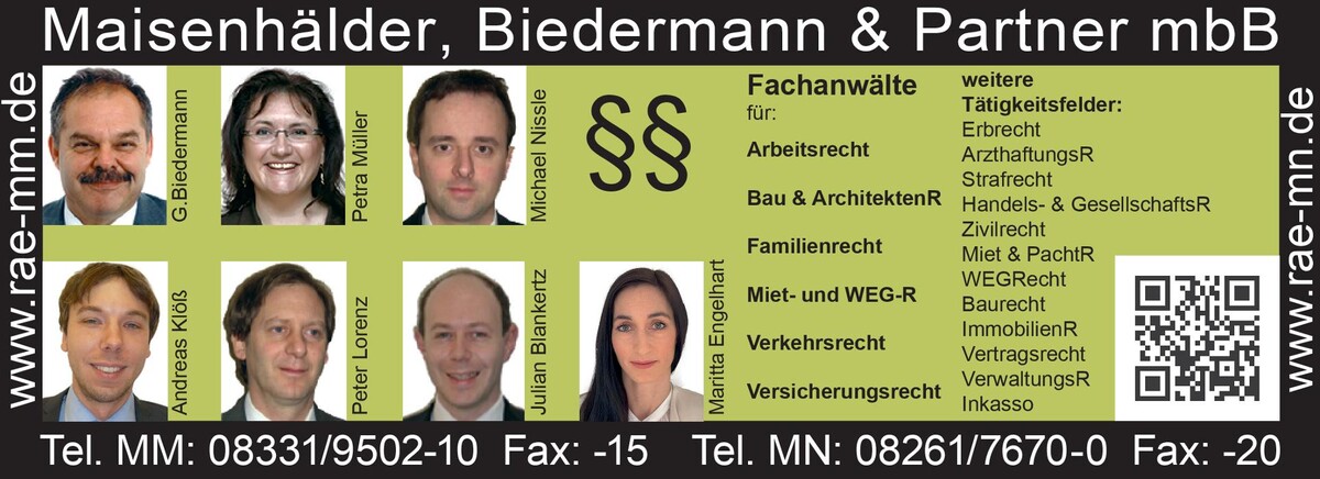 Bilder Maisenhälder, Biedermann & Partner mbB
