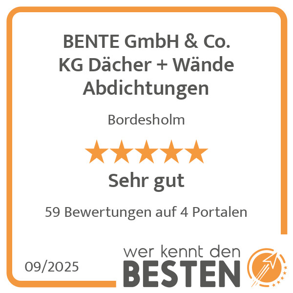 Bilder BENTE GmbH & Co. KG Dächer + Wände Abdichtungen