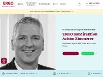 Website Screenshot ERGO Versicherung Achim Zimmerer