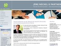 Jörg Nückel & Partner Steuerberatungsgesellschaft PartGmbB website screenshot