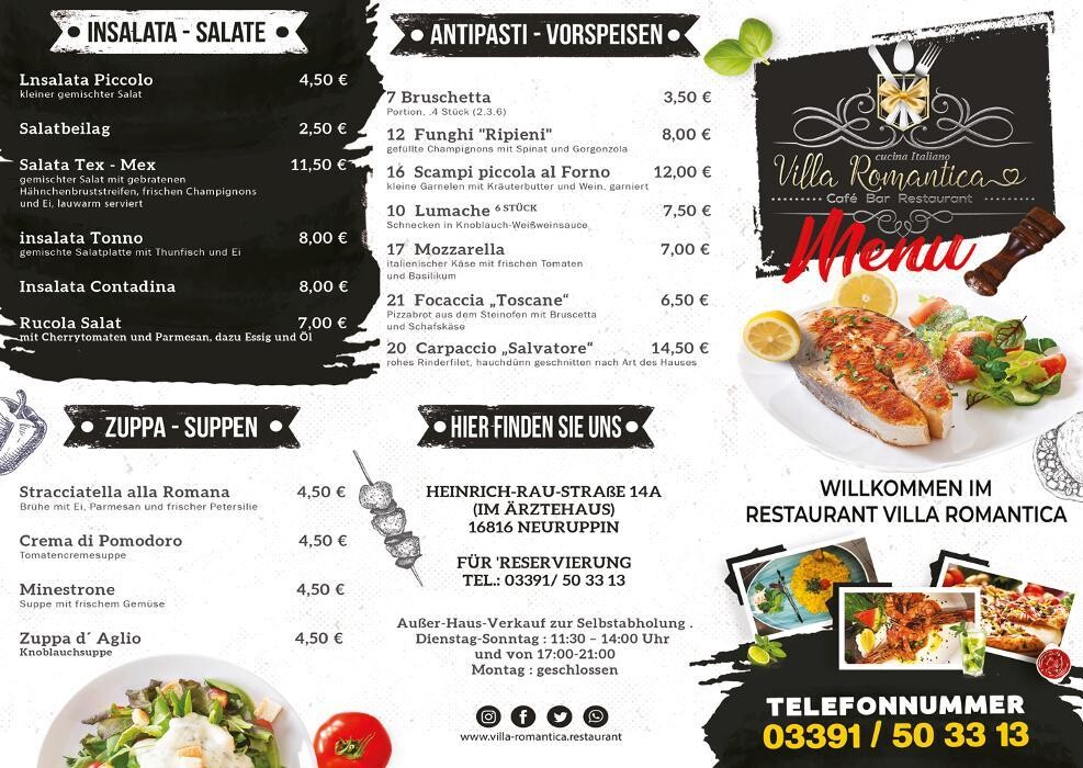 Bilder Ristorante Villa Romantica - Italienische Speisen und Lebensart